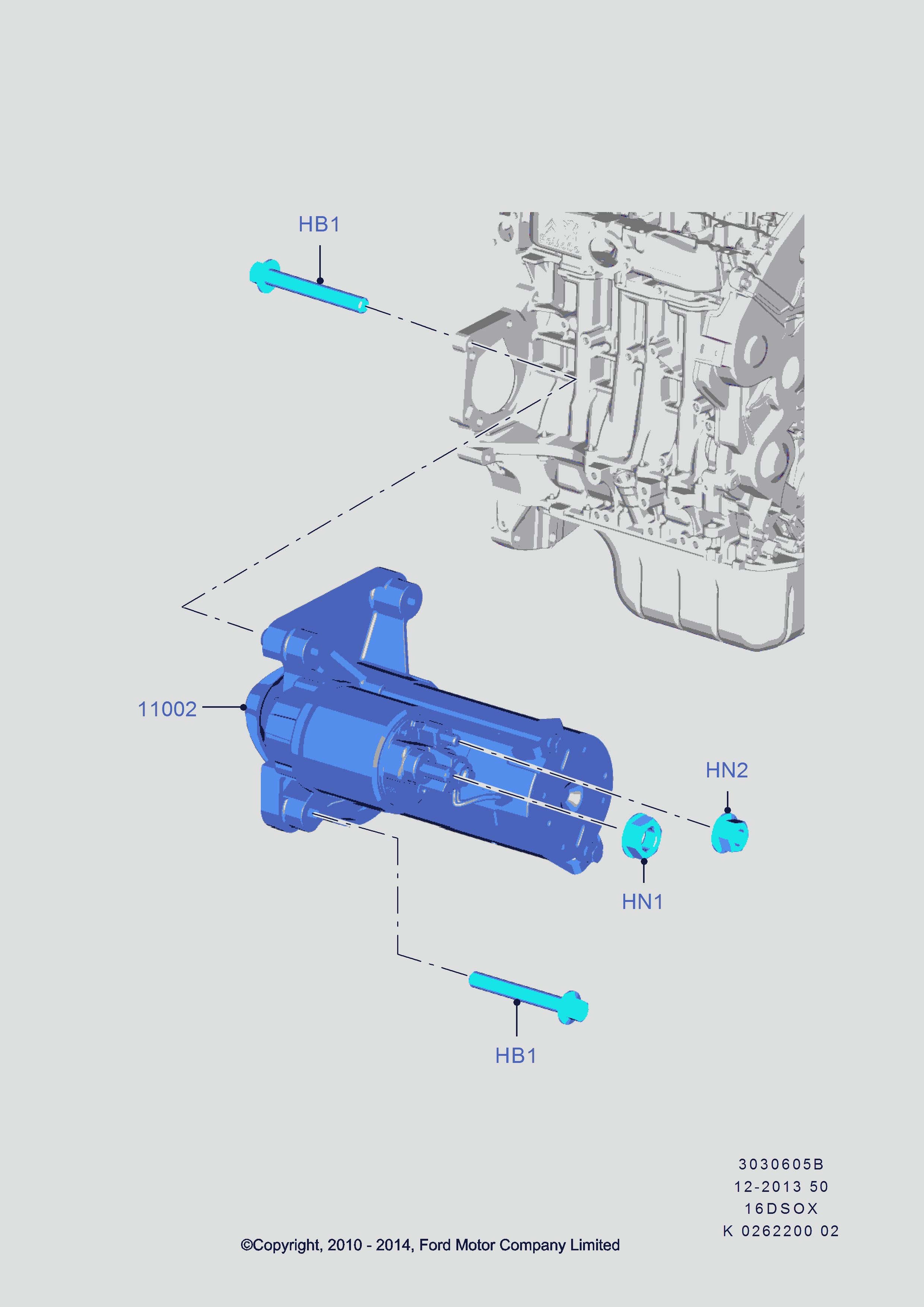 FORD 1 734 633 - Motorino d'avviamento www.autoricambi360.it