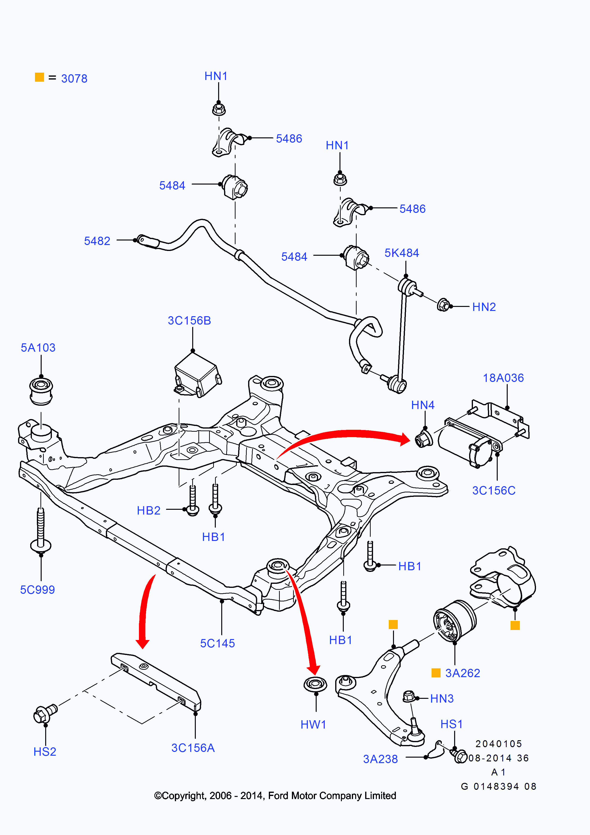 FORD 1377849 - Asta / Puntone, Stabilizzatore www.autoricambi360.it