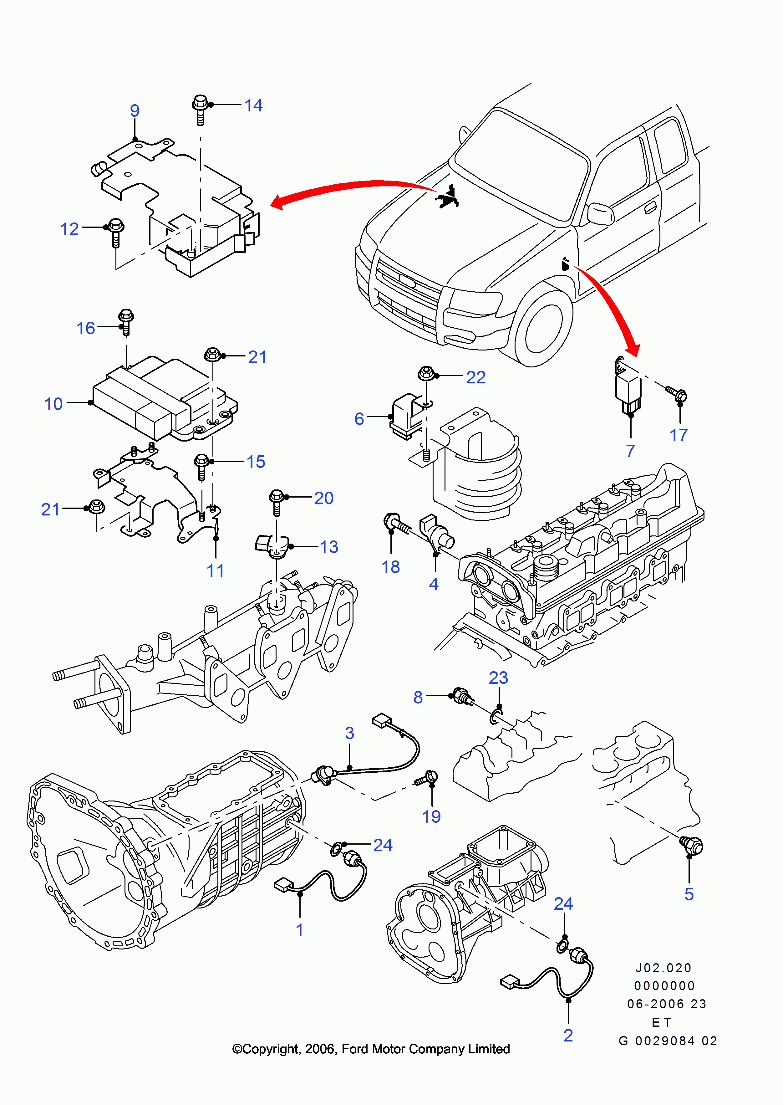 FORD 3 600 688 - Sensore, Pressione olio www.autoricambi360.it