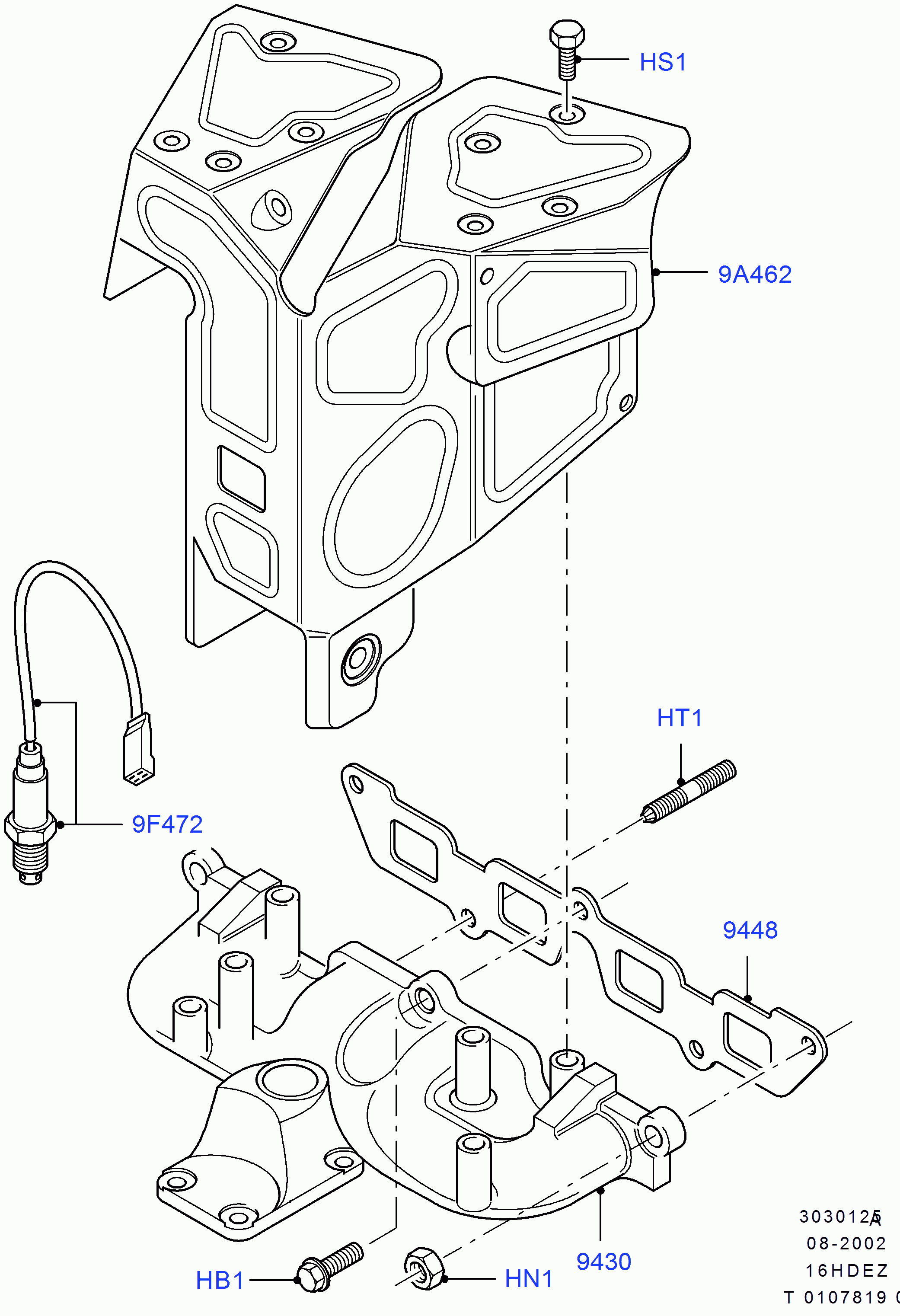 FORD 1 088 851 - Sonda lambda www.autoricambi360.it