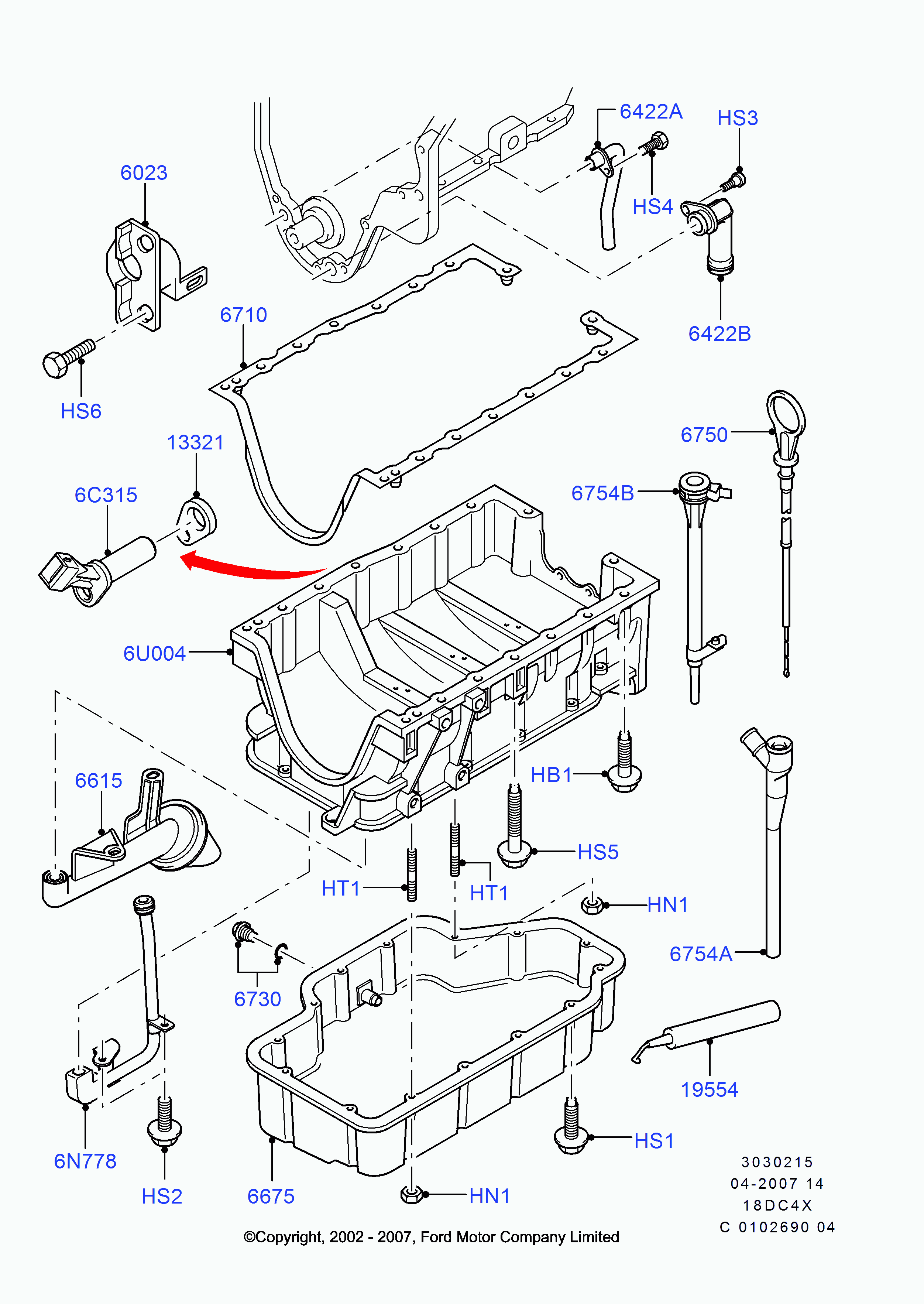 ERA 550043 - Generatore di impulsi, Albero a gomiti www.autoricambi360.it