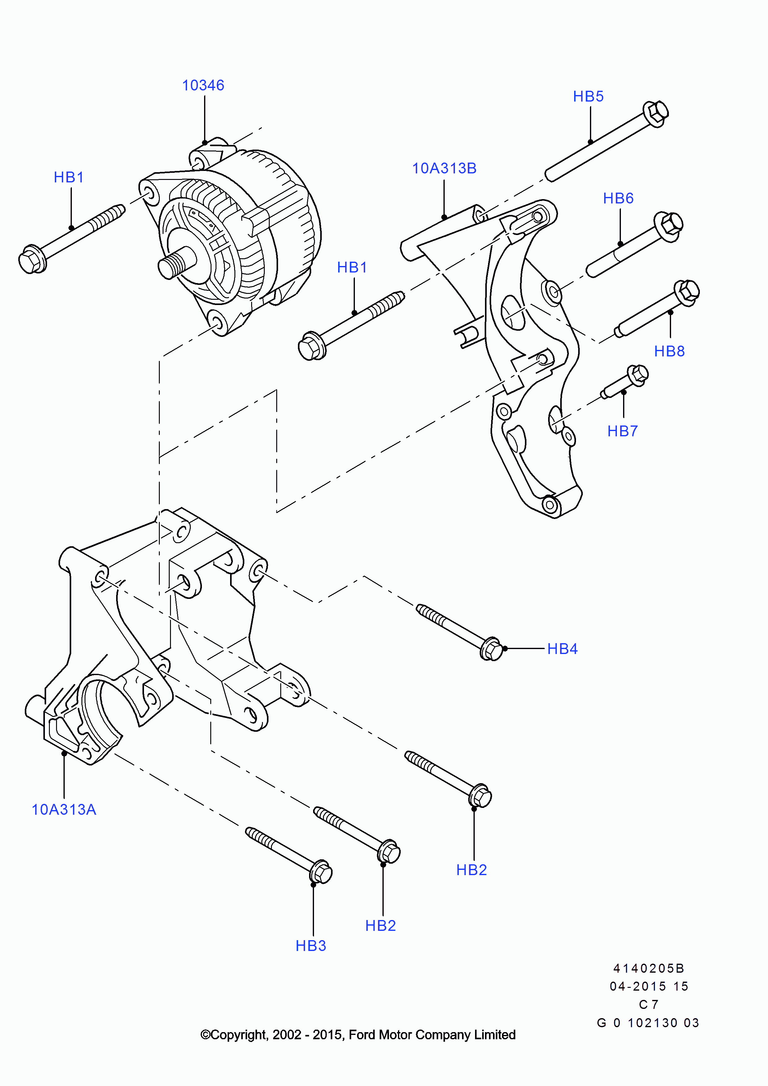 FORD 5 128 967 - Alternatore www.autoricambi360.it