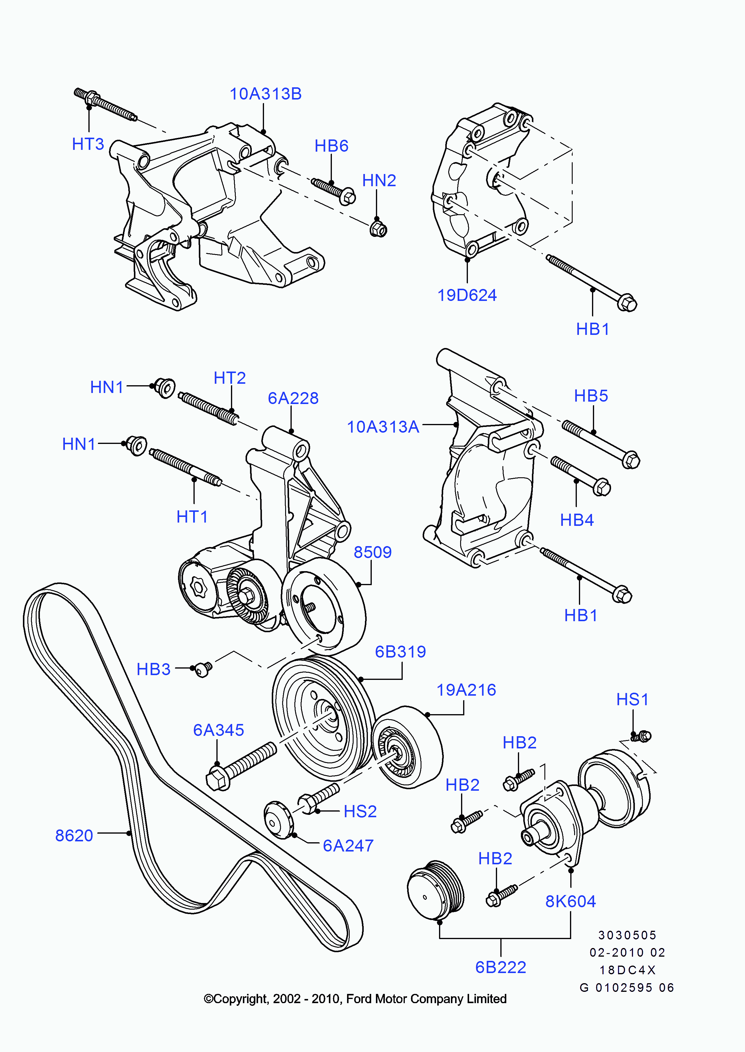 GATES 6PK1745 - Cinghia Poly-V www.autoricambi360.it