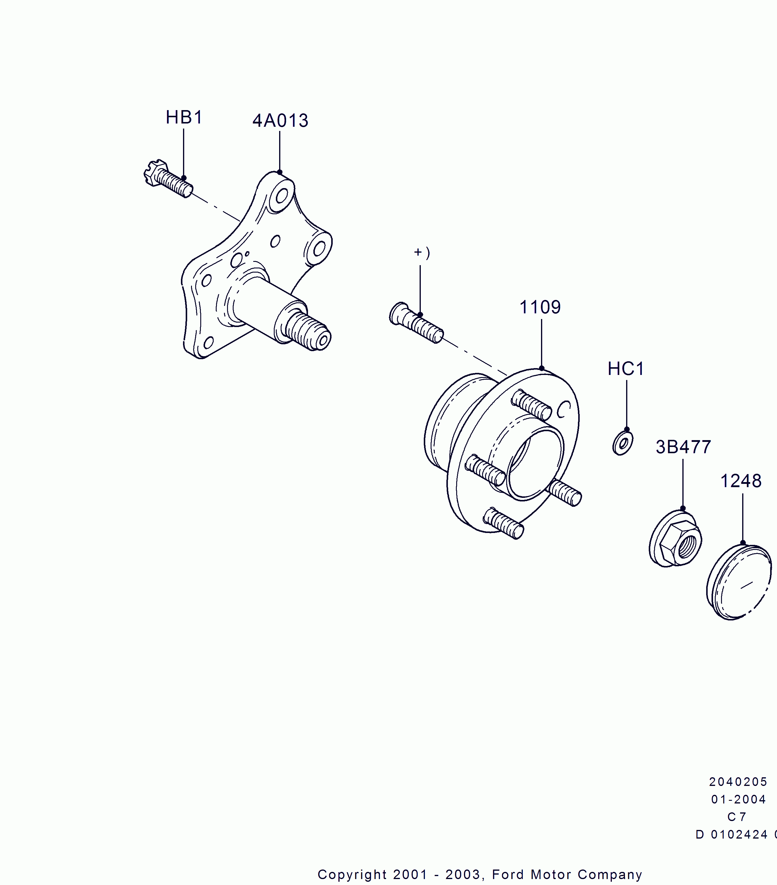 FORD 1469189 - Kit cuscinetto ruota www.autoricambi360.it