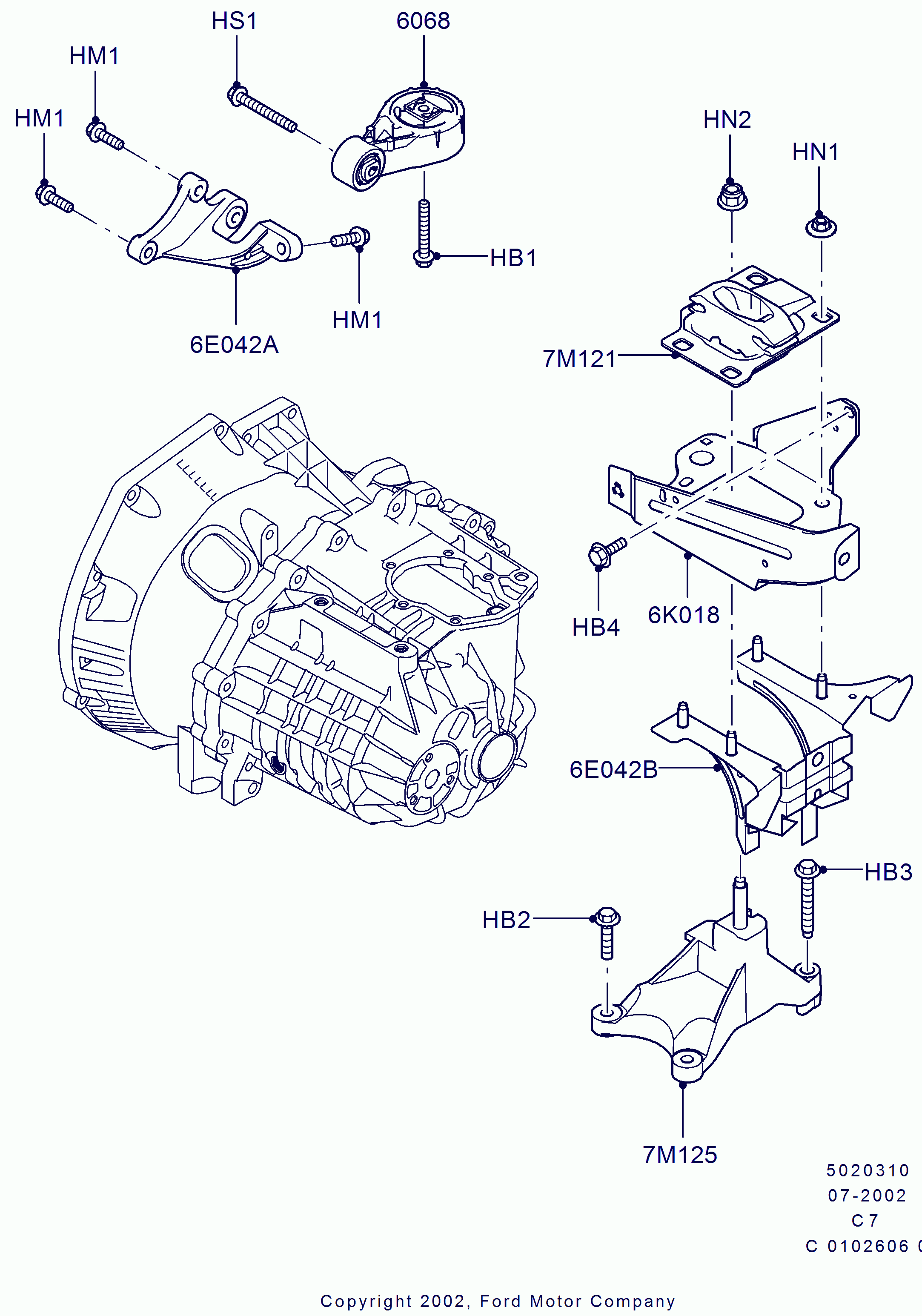 GOOM EM-2172 - Supporto, Cambio www.autoricambi360.it