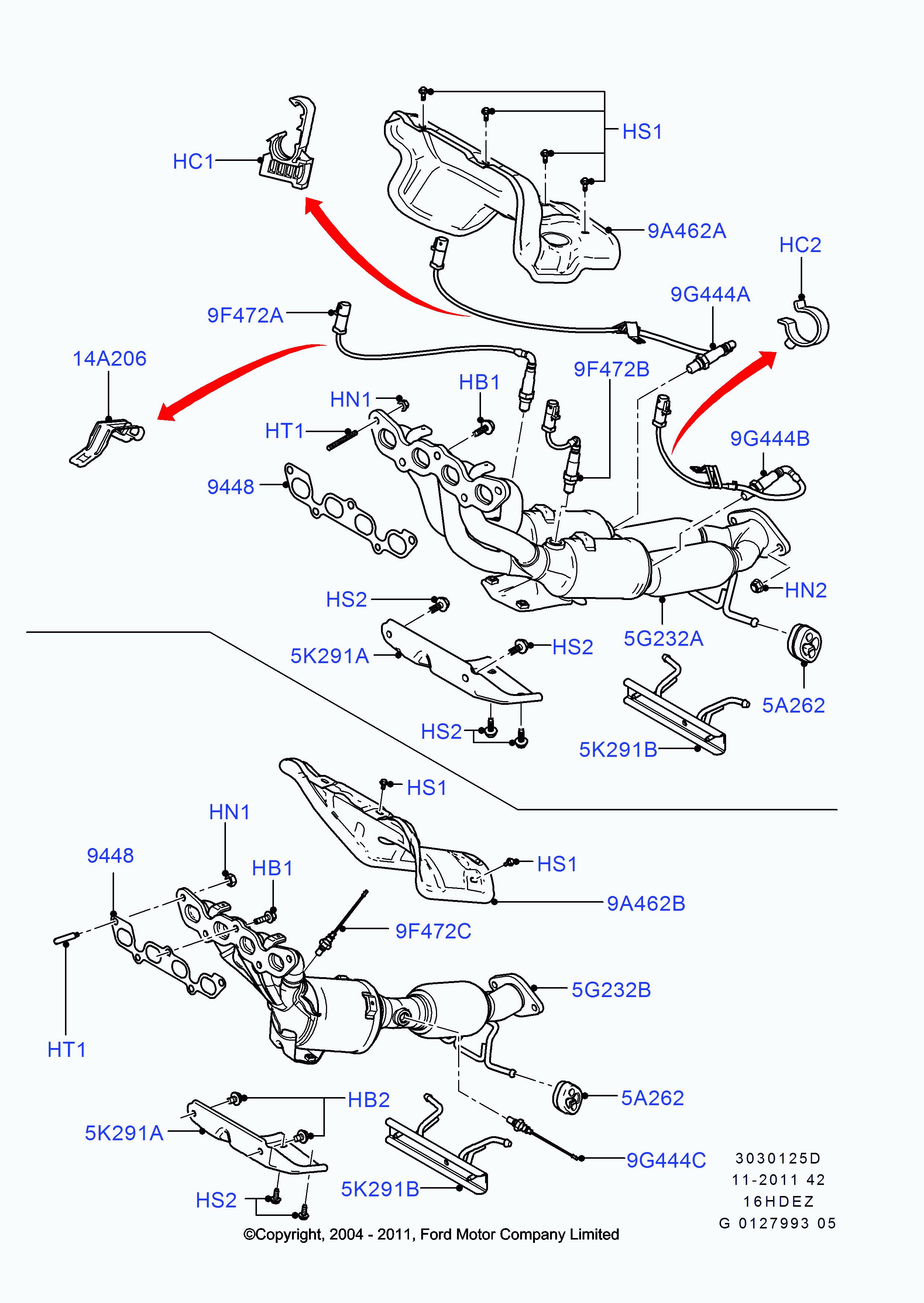 FORD 1 346 366 - Sonda lambda www.autoricambi360.it