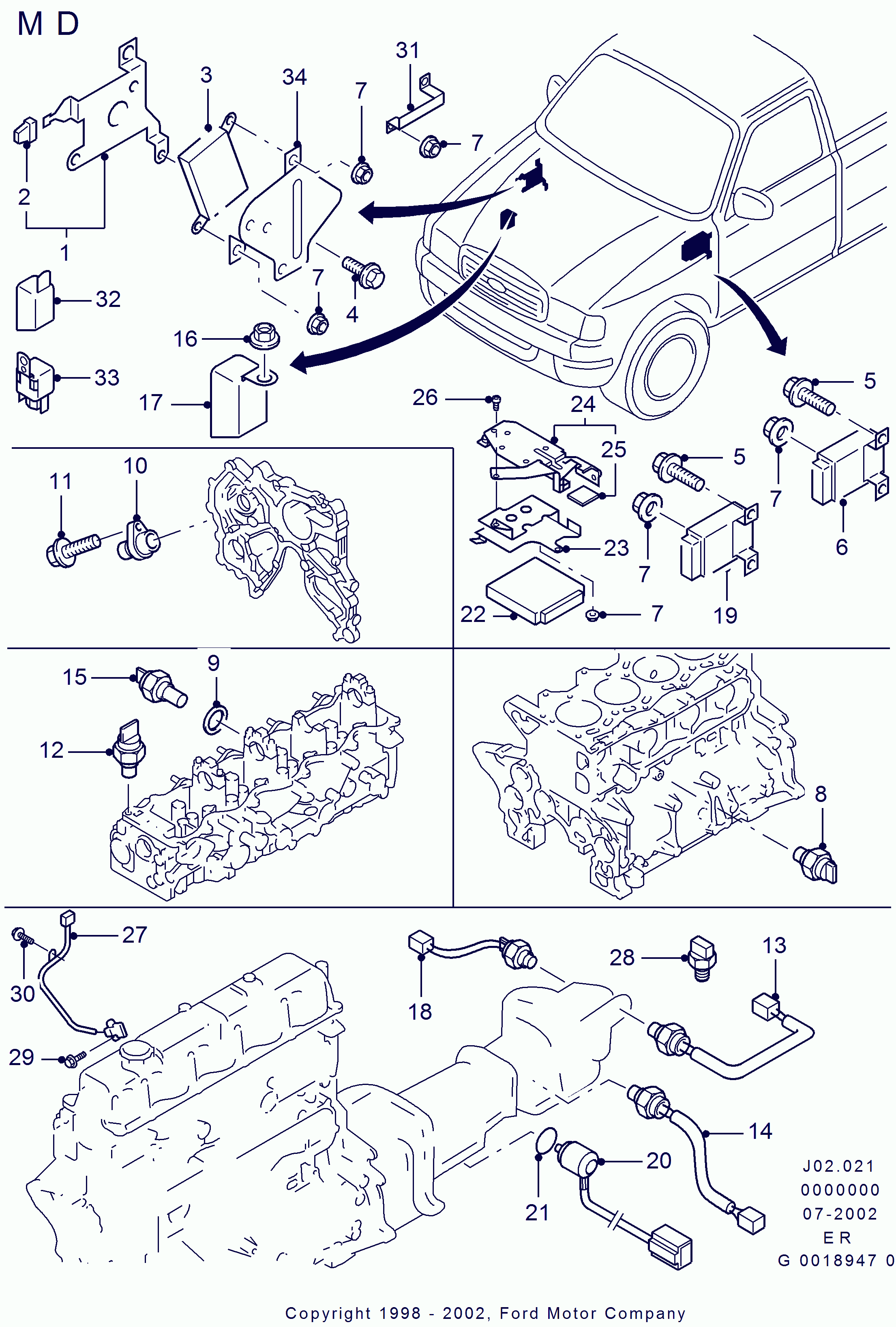 FORD 3 600 688 - Sensore, Pressione olio www.autoricambi360.it