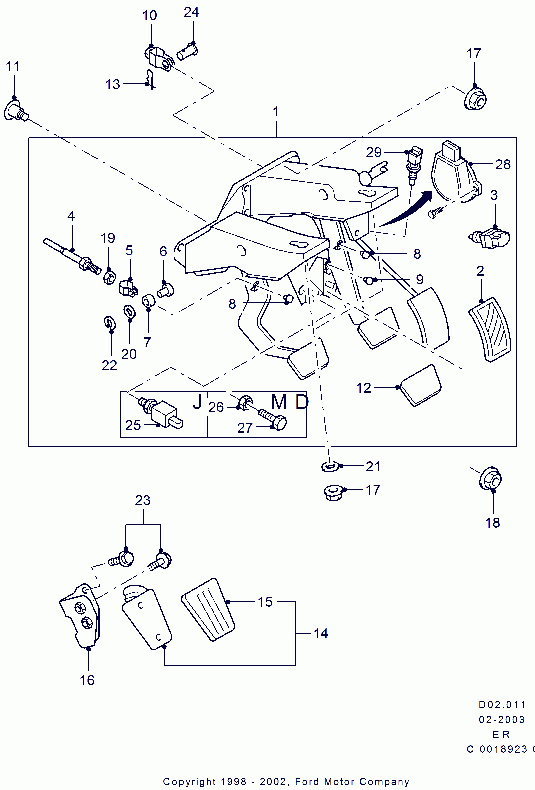 FORD 3 922 097 - Innesto, Comando disinnesto frizione www.autoricambi360.it