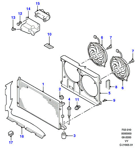 FORD 7 215 818 - Termocontatto, Ventola radiatore www.autoricambi360.it