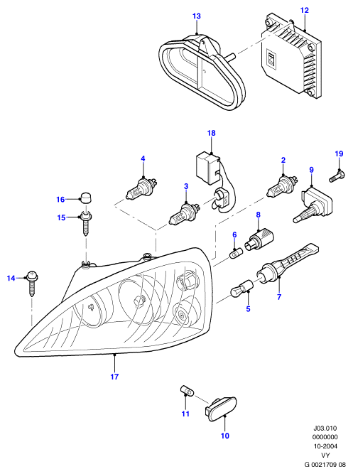 FORD 4075423 - Lampadina, Indicatore direzione www.autoricambi360.it
