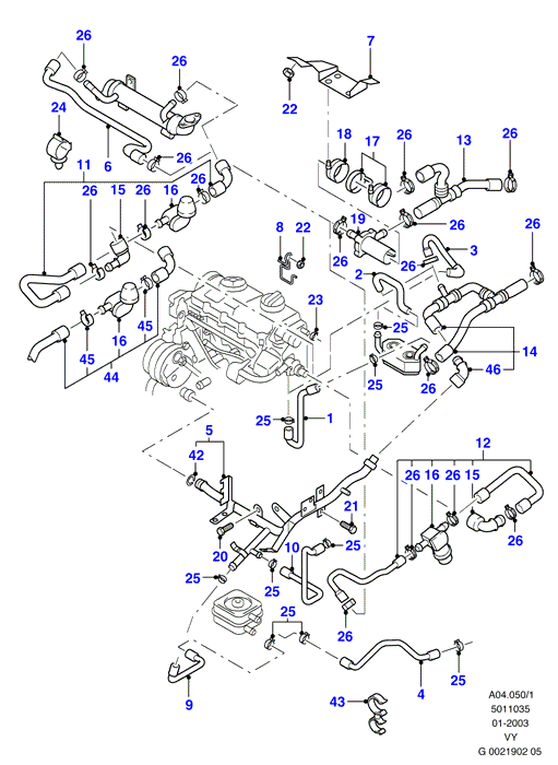 FORD 1 307 485 - Pompa acqua www.autoricambi360.it
