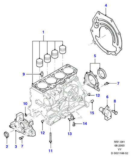 FORD 1215960 - Paraolio, Albero a gomiti www.autoricambi360.it