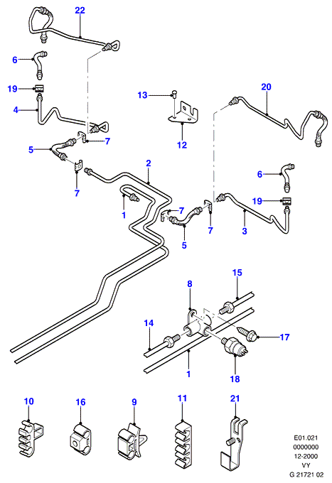 FORD 1044504 - Flessibile del freno www.autoricambi360.it