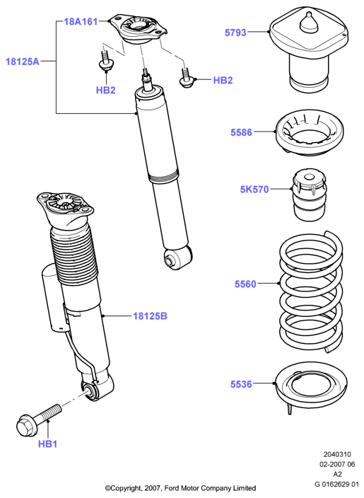 FORD 1437051 - Supporto ammortizzatore a molla www.autoricambi360.it