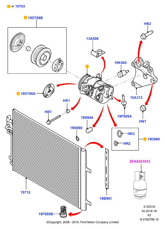 NRF 35850 - Condensatore, Climatizzatore www.autoricambi360.it