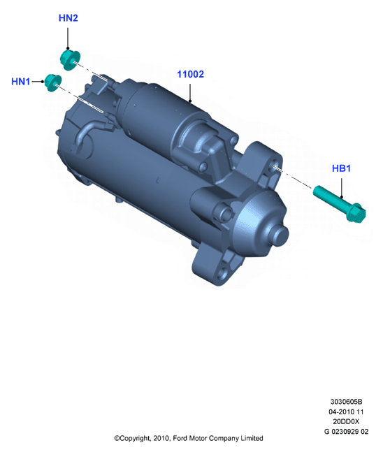 FORD 1 376 305 - Motorino d'avviamento www.autoricambi360.it