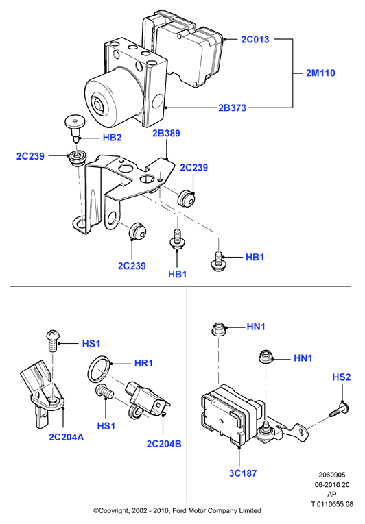FORD 1 223 620 - Sensore, N° giri ruota www.autoricambi360.it