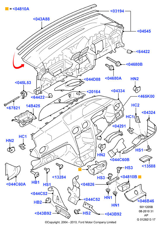 FORD 1355548 - Asta / Puntone, Stabilizzatore www.autoricambi360.it