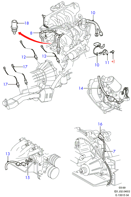 FORD 3522453 - Sonda lambda www.autoricambi360.it
