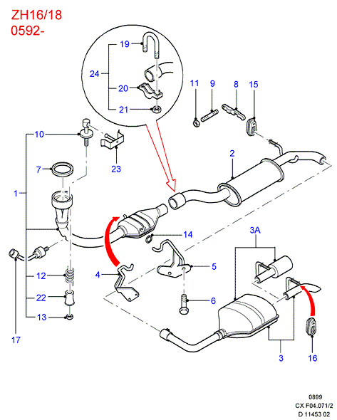 FORD 6 543 626 - Sonda lambda www.autoricambi360.it