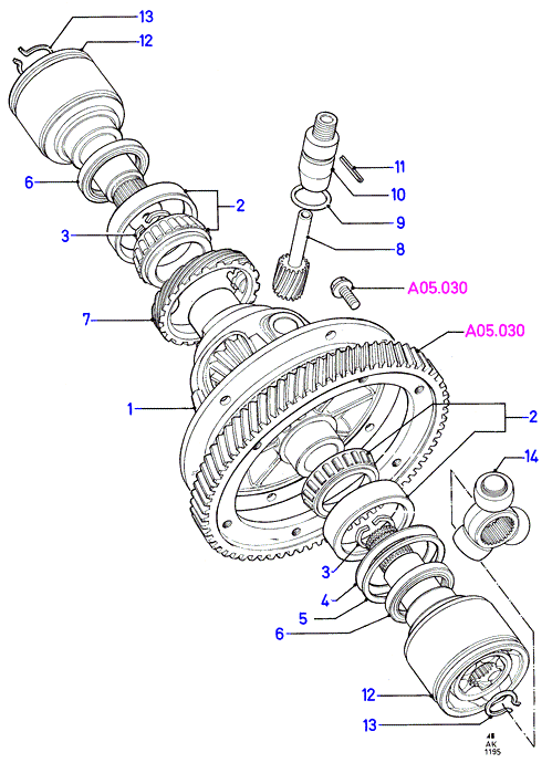 Elring 539.581 - Anello tenuta, Differenziale www.autoricambi360.it