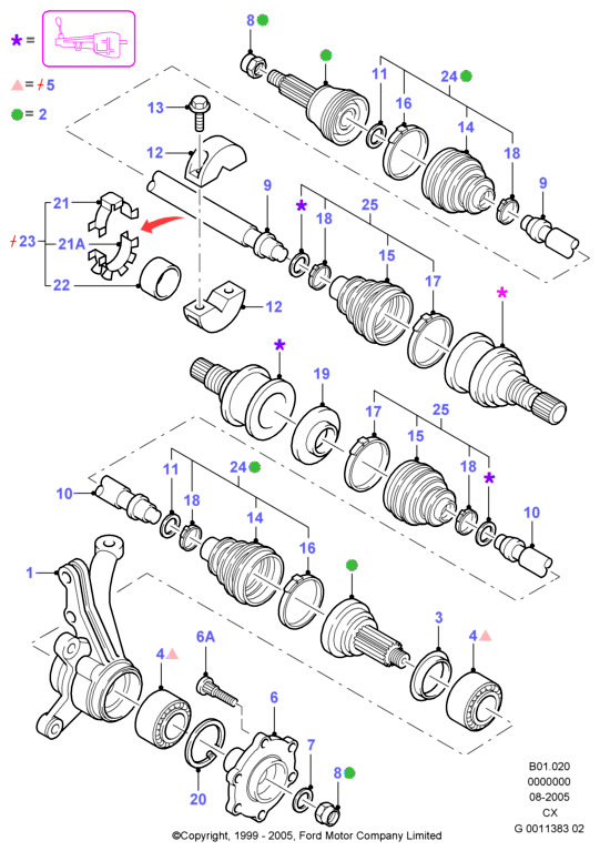 FORD 6484569 - Kit cuscinetto ruota www.autoricambi360.it