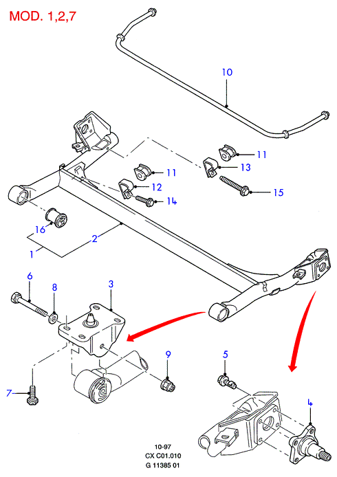 FEBI Bilstein 24187 - Supporto, Corpo assiale www.autoricambi360.it