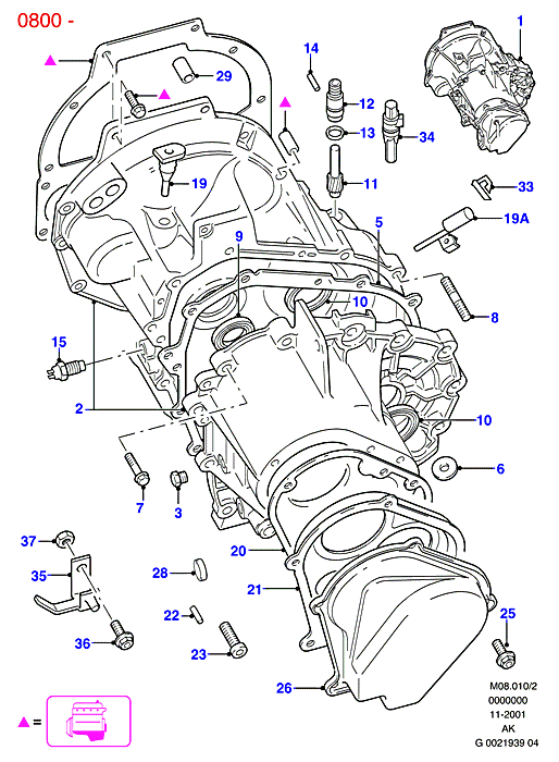 FORD 1 096 669 - Anello di tenuta, vite di scarico olio www.autoricambi360.it