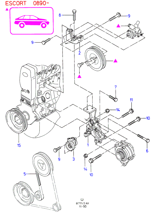 FORD 1015694 - Cinghia Poly-V www.autoricambi360.it