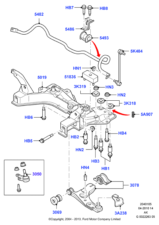 FORD 1471446 - Asta / Puntone, Stabilizzatore www.autoricambi360.it