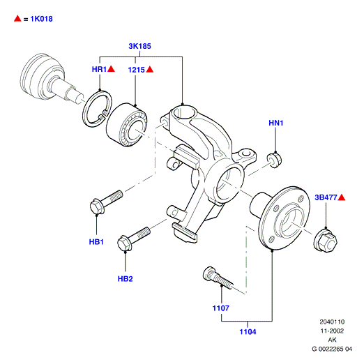 FORD 6484569 - Kit cuscinetto ruota www.autoricambi360.it