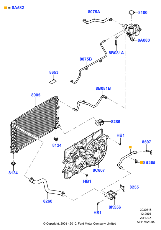 FORD 4098431 - Tappo, serbatoio refrigerante www.autoricambi360.it
