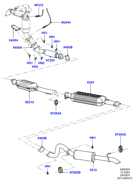 FORD 4661392 - Sonda lambda www.autoricambi360.it
