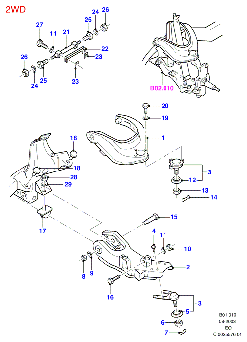 FORD 4 931 276 - Braccio oscillante, Sospensione ruota www.autoricambi360.it