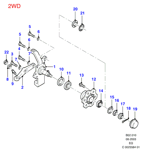 FORD 4488728 - Kit cuscinetto ruota www.autoricambi360.it