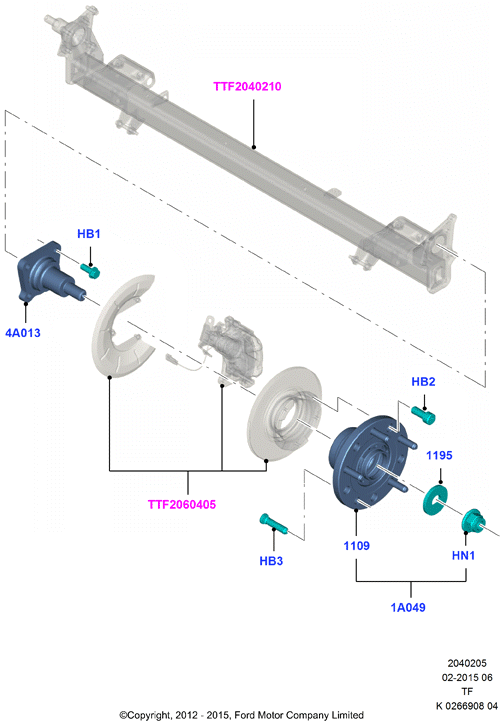 FORD 1763850 - Kit cuscinetto ruota www.autoricambi360.it