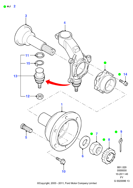 FORD 4 507 717 - Kit cuscinetto ruota www.autoricambi360.it