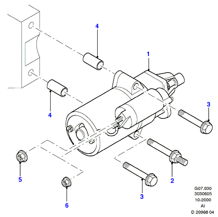 FORD 1 449 615 - Motorino d'avviamento www.autoricambi360.it