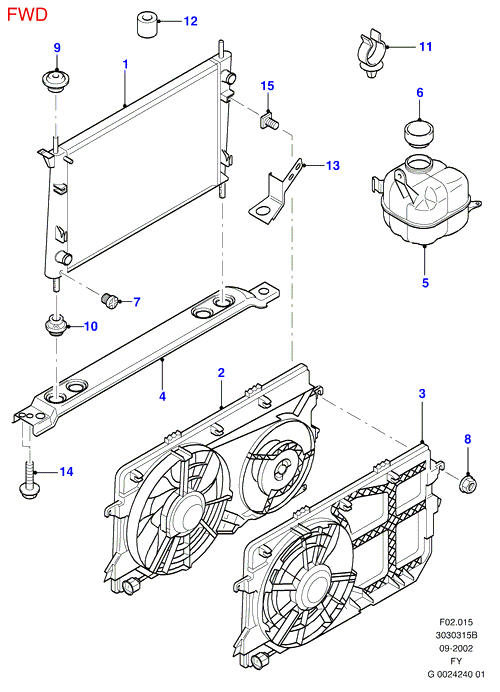 FORD 1230968 - Tappo, serbatoio refrigerante www.autoricambi360.it