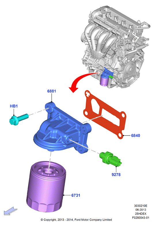 FORD 4378455 - Kit cinghie dentate www.autoricambi360.it