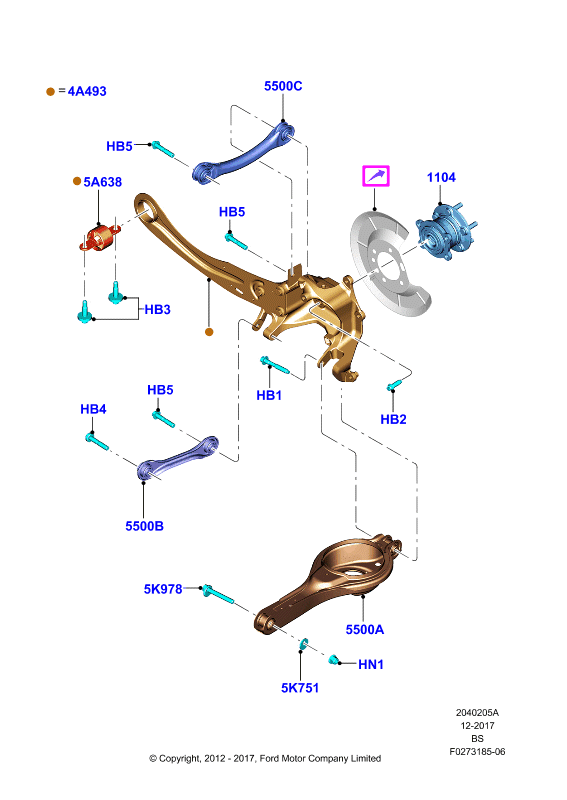 Japko GOJH147 - Supporto, Braccio oscillante www.autoricambi360.it