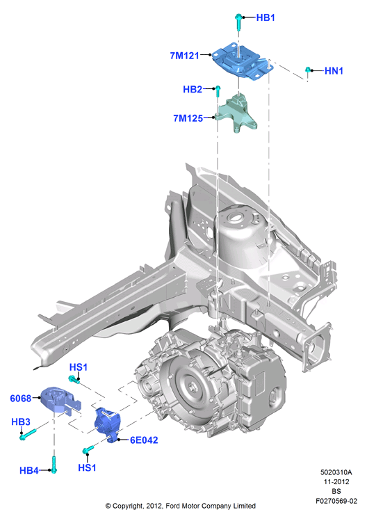 GOOM EM-0097 - Sospensione, Motore www.autoricambi360.it