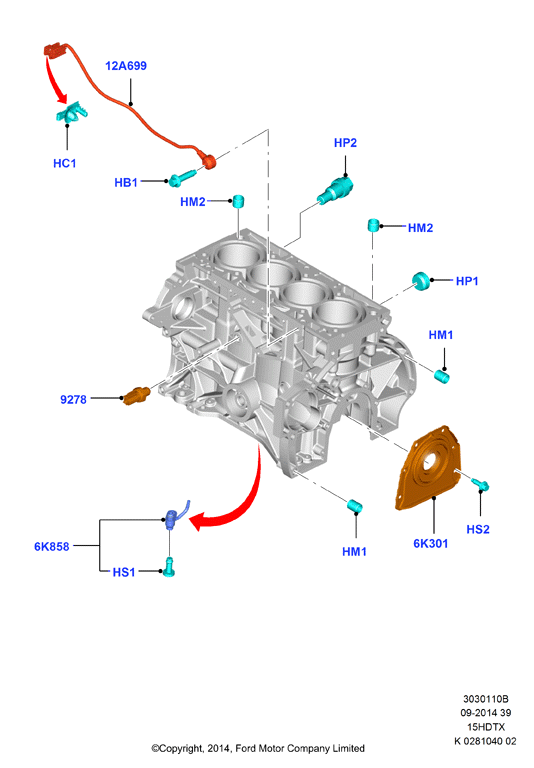 FORD 1 363 512 - Sensore, Pressione olio www.autoricambi360.it