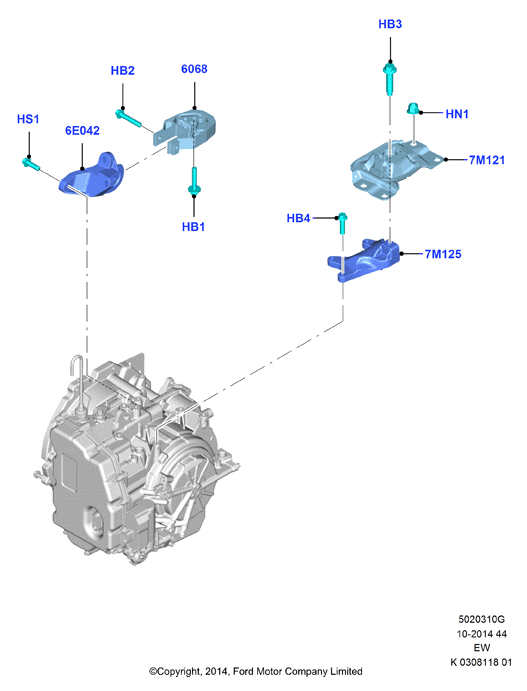 FORD 1751001 - Supporto, Cambio www.autoricambi360.it
