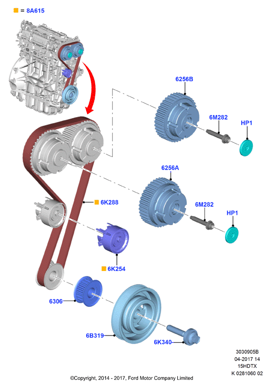 CONTINENTAL CT 881 WP2 - Pompa acqua + Kit cinghie dentate www.autoricambi360.it