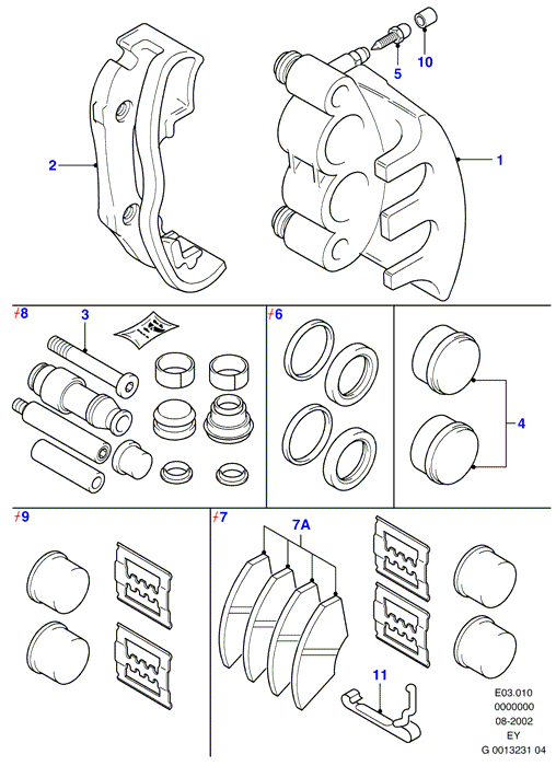 FORD 1301589 - Kit pastiglie freno, Freno a disco www.autoricambi360.it