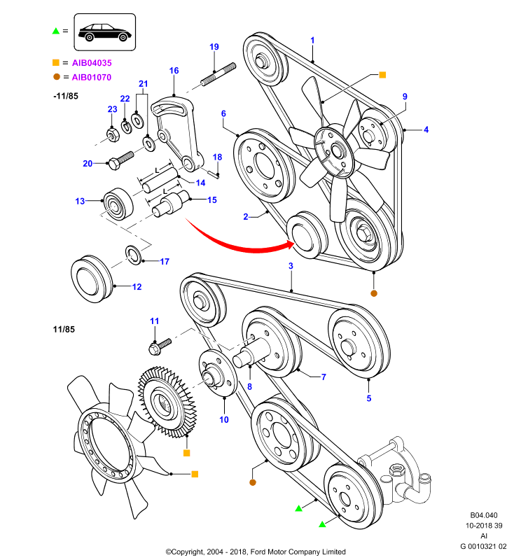 CONTINENTAL 4PK1485 - Cinghia Poly-V www.autoricambi360.it