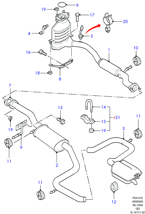 FORD 1 001 702 - Sonda lambda www.autoricambi360.it