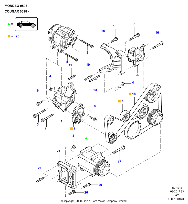 CONTINENTAL 6PK2100 - Cinghia Poly-V www.autoricambi360.it
