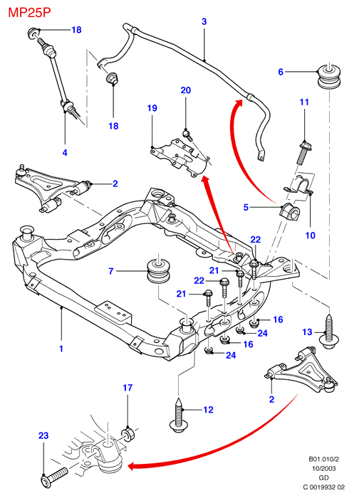 FORD 5 106 995 - Asta / Puntone, Stabilizzatore www.autoricambi360.it